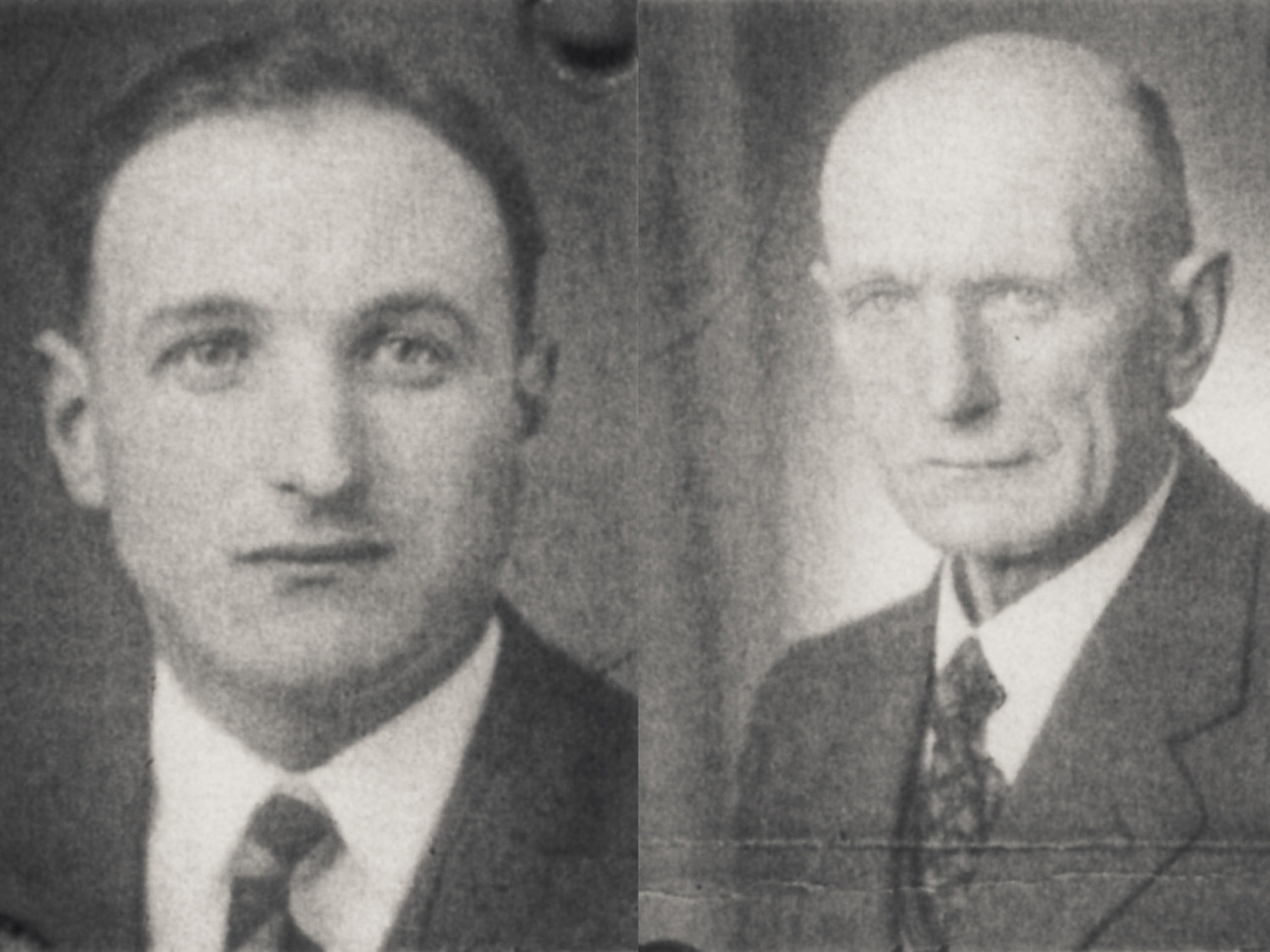 Gründer Wilhelm Benz (r) und Sohn Eugen Benz (l)